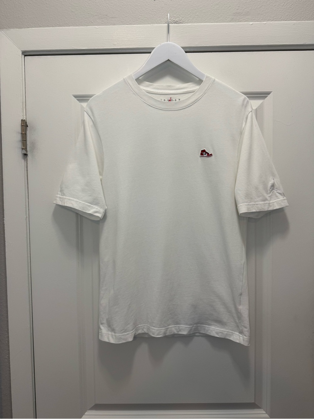 Air Jordan Sneaker Patch White Tshirt
